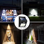 Соларна лампа Сензорна стенна 1 панел 20 LED светлини5