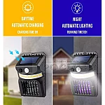 Соларна Сензорна стенна лампа против КОМАРИ LED + UV3