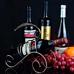 Метална стойка за бутилка вино2