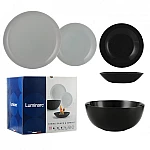 Luminarc Сервиз за хранене 19 части Diwali Black and Granit3