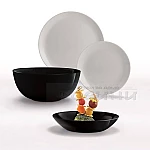 Luminarc Сервиз за хранене 19 части Diwali Black and Granit4