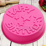 Силиконова форма за торта с надпис HAPPY BIRTHDAY/силиконов молд2