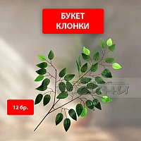 Букет клонки с листа 12бр