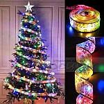 Коледна LED Лента светеща за елха 10м 100светлини3