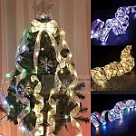 Коледна LED Лента светеща за елха 10м 100светлини6