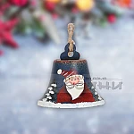 Коледна играчка украса за елха камбанка за закачане3
