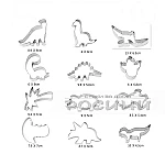 Метални форми за сладки DINO 12 броя в кутия2