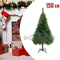 Коледна зелена декоративна елха 150 см.