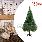 Коледна зелена декоративна елха 150 см.7