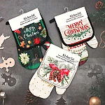 Кухненски коледни ръкохватки Merry Christmas