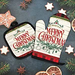 Кухненски коледни ръкохватки Merry Christmas2