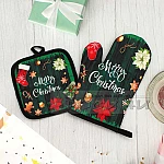 Кухненски коледни ръкохватки Merry Christmas1