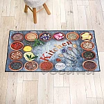Килимче за кухня мемори пяна различни декори 60х120 см.5