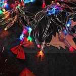 LED светещи лампички верига 10 метра 100 цветни светлини с кабел7