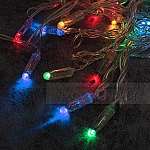 LED светещи лампички верига 10 метра 100 цветни светлини с кабел2