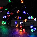 LED светещи лампички верига 10 метра 72 цветни светлини с флаш функция и кабел1