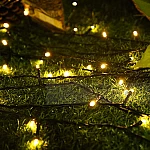 LED светеща завеса Висулки 3 м. х 0,7 м. 72 светлини с флаш функция10