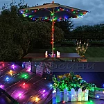 Соларни LED микро лампички 30м 300 светлини 8 режима8