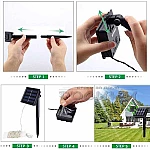 Соларни LED микро лампички 10м 100 светлини 8 режима5