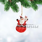 Коледна играчка за елха Дядо Коледа/ украса за закачане на елха2