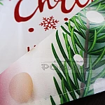 Коледно каре  Клонки Merry Christmas 70х70см2