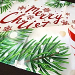 Коледно каре  Клонки Merry Christmas 70х70см1