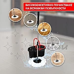 Почистващ комплект спин моп и кофа с центрофуга1
