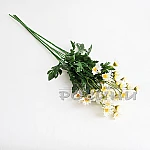 Изкуствена клонка Маргаритки БЕЛИ 58см2