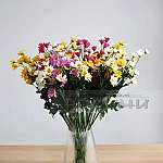 Изкуствена клонка Маргаритки ЦВЕТНИ 58см3
