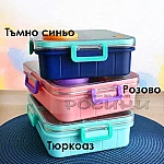 Термо кутия за храна с 4 отделения от неръждаема стомана 900 + 80мл2