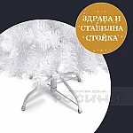Коледна бяла елха 210 см8
