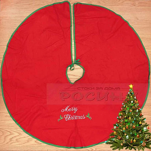 Коледна постелка за под елха Merry Christmas 90 см.