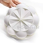 Силиконов молд за 3D торта, мус, кейк Цвете 15 см.1