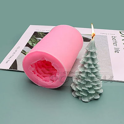 Коледен силиконов калъп за 3D елха