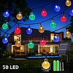 Соларни LED Лампи Мини крушки 9.5м 50 светлини1