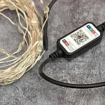 LED лампички USB с приложение за телефон 5м 50 лед светлини8