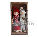 Коледни малки Кукли 2бр 12см2