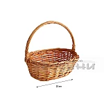 Кошница овал Бежова средна1