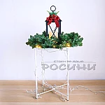 Декоративна сгъваема масичка Бяла7