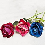 Изкуствена роза от велур2