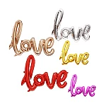 Празничен балон надпис LOVE/фолиеви балони за парти1