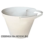 Саксия за улук, ограда Ф-22 Бяла/градински саксии1